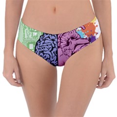 Brain Heart Balance Emotion Reversible Classic Bikini Bottoms