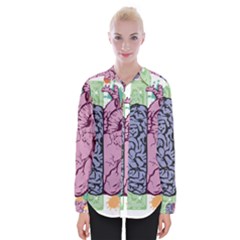 Brain Heart Balance Emotion Womens Long Sleeve Shirt