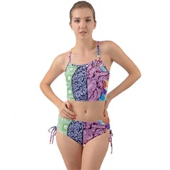 Brain Heart Balance Emotion Mini Tank Bikini Set