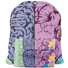 Brain Heart Balance Emotion Giant Full Print Backpack