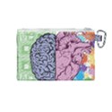 Brain Heart Balance Emotion Canvas Cosmetic Bag (Medium) View2