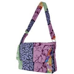 Brain Heart Balance Emotion Full Print Messenger Bag (s) by Maspions