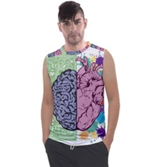 Brain Heart Balance Emotion Men s Regular Tank Top