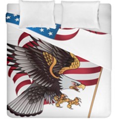 American Eagle Clip Art Duvet Cover Double Side (king Size)