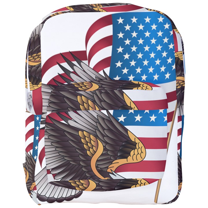 American Eagle Clip Art Full Print Backpack