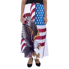 American Eagle Clip Art Flared Maxi Skirt