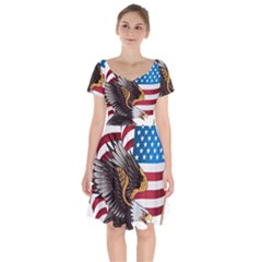 American Eagle Clip Art Short Sleeve Bardot Dress