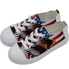 American Eagle Clip Art Kids  Low Top Canvas Sneakers by Maspions