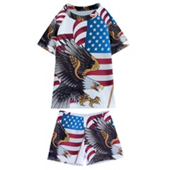 American Eagle Clip Art Kids  Swim T-shirt And Shorts Set