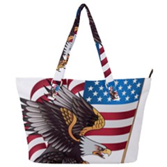 American Eagle Clip Art Full Print Shoulder Bag