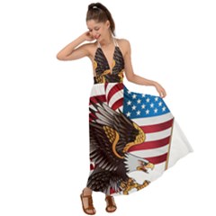 American Eagle Clip Art Backless Maxi Beach Dress