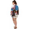 American Eagle Clip Art Long Sleeve Kimono View2