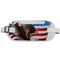 American Eagle Clip Art Rounded Waist Pouch by Maspions