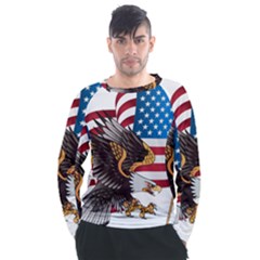 American Eagle Clip Art Men s Long Sleeve Raglan T-shirt