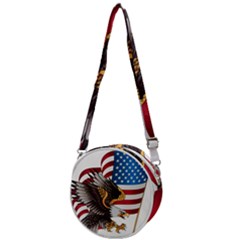 American Eagle Clip Art Crossbody Circle Bag