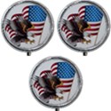 American Eagle Clip Art Mini Round Pill Box (Pack of 3) View1