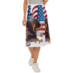 American Eagle Clip Art Midi Panel Skirt