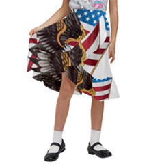 American Eagle Clip Art Kids  Ruffle Flared Wrap Midi Skirt by Maspions