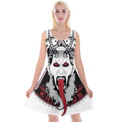 Krampus Reversible Velvet Sleeveless Dress