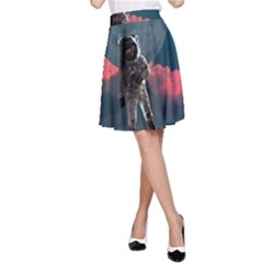 Astronaut Moon Space Nasa Planet A-line Skirt by Maspions