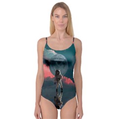 Astronaut Moon Space Nasa Planet Camisole Leotard 