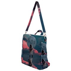 Astronaut Moon Space Nasa Planet Crossbody Backpack by Maspions