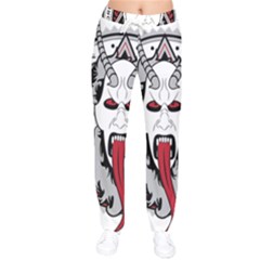 Krampus Women Velvet Drawstring Pants