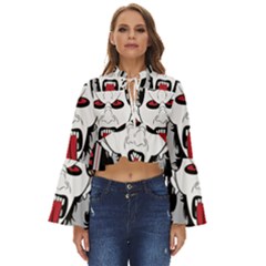 Krampus Boho Long Bell Sleeve Top