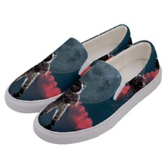 Astronaut Moon Space Nasa Planet Men s Canvas Slip Ons