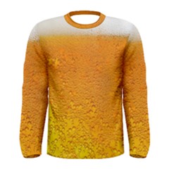 Beer Bubbles Pattern Men s Long Sleeve T-shirt