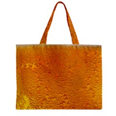 Beer Bubbles Pattern Zipper Mini Tote Bag