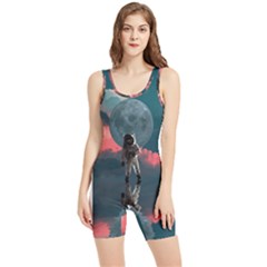 Astronaut Moon Space Nasa Planet Women s Wrestling Singlet