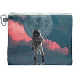 Astronaut Moon Space Nasa Planet Canvas Cosmetic Bag (xxxl) by Maspions