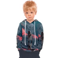 Astronaut Moon Space Nasa Planet Kids  Overhead Hoodie by Maspions