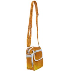 Beer Bubbles Pattern Shoulder Strap Belt Bag