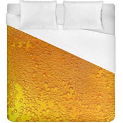 Beer Bubbles Pattern Duvet Cover (king Size)