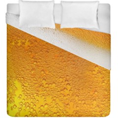 Beer Bubbles Pattern Duvet Cover Double Side (king Size) by Maspions