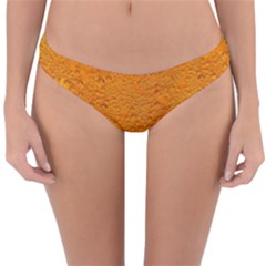 Beer Bubbles Pattern Reversible Hipster Bikini Bottoms