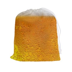 Beer Bubbles Pattern Drawstring Pouch (2xl)