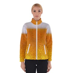 Beer Bubbles Pattern Women s Bomber Jacket