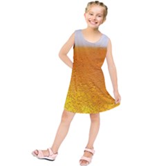 Beer Bubbles Pattern Kids  Tunic Dress