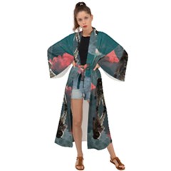 Astronaut Moon Space Nasa Planet Maxi Kimono