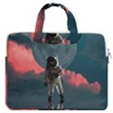 Astronaut Moon Space Nasa Planet MacBook Pro 16  Double Pocket Laptop Bag  View1