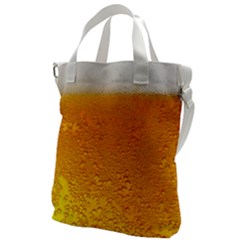 Beer Bubbles Pattern Canvas Messenger Bag