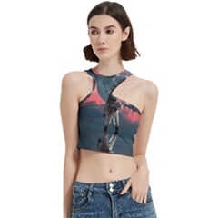 Astronaut Moon Space Nasa Planet Cut Out Top by Maspions