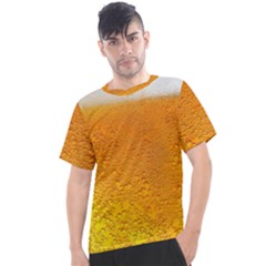 Beer Bubbles Pattern Men s Sport Top by Maspions