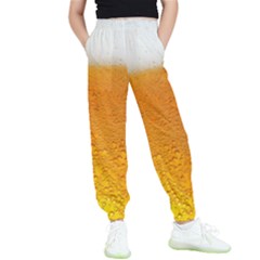 Beer Bubbles Pattern Kids  Joggers by Maspions