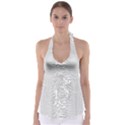 Joy Division Unknown Pleasures Tie Back Tankini Top View1