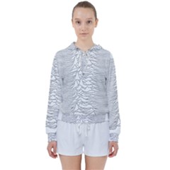 Joy Division Unknown Pleasures Women s Tie Up Sweat