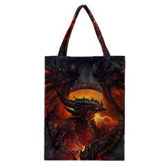 Dragon Fire Fantasy Art Classic Tote Bag